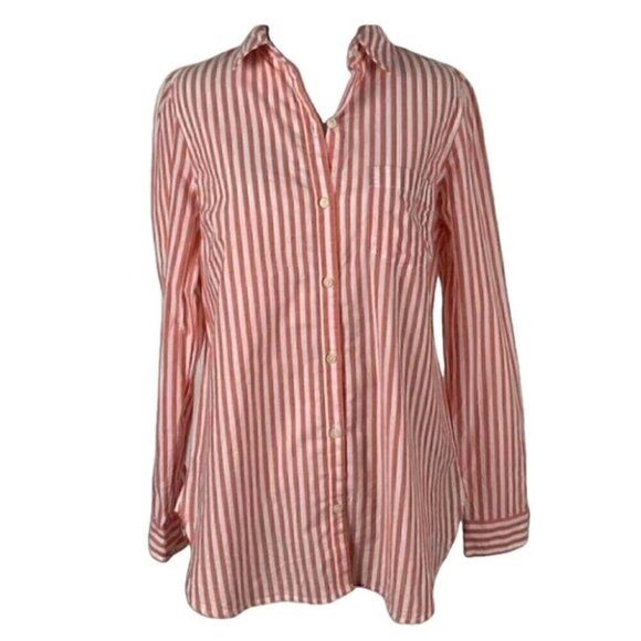 Old Navy tunic top size SP pinstriped career - Picture 1 of 7